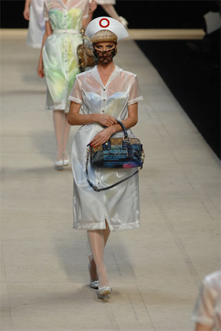on the runway — Nurse Call // Louis Vuitton 2008 Fashion Show