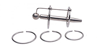 Gates of Hell Penis Plug with Rings