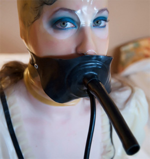 Latex Ball Gag Sex - Gags and Blindfolds from Medical Toys