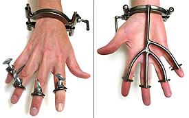 Steel Finger and Hand Restraints